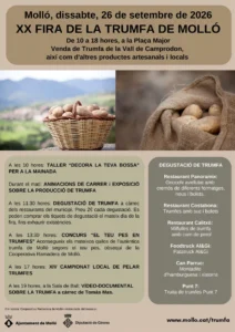 Fira de la trumfa a mollo cartell