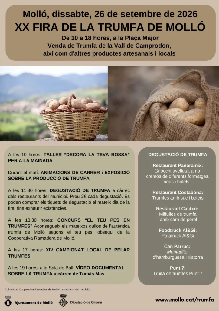 Cartell de Fira de la Trumfa a Molló