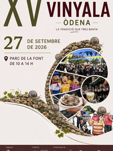 Cartell de Fira de la Vinyala a Òdena