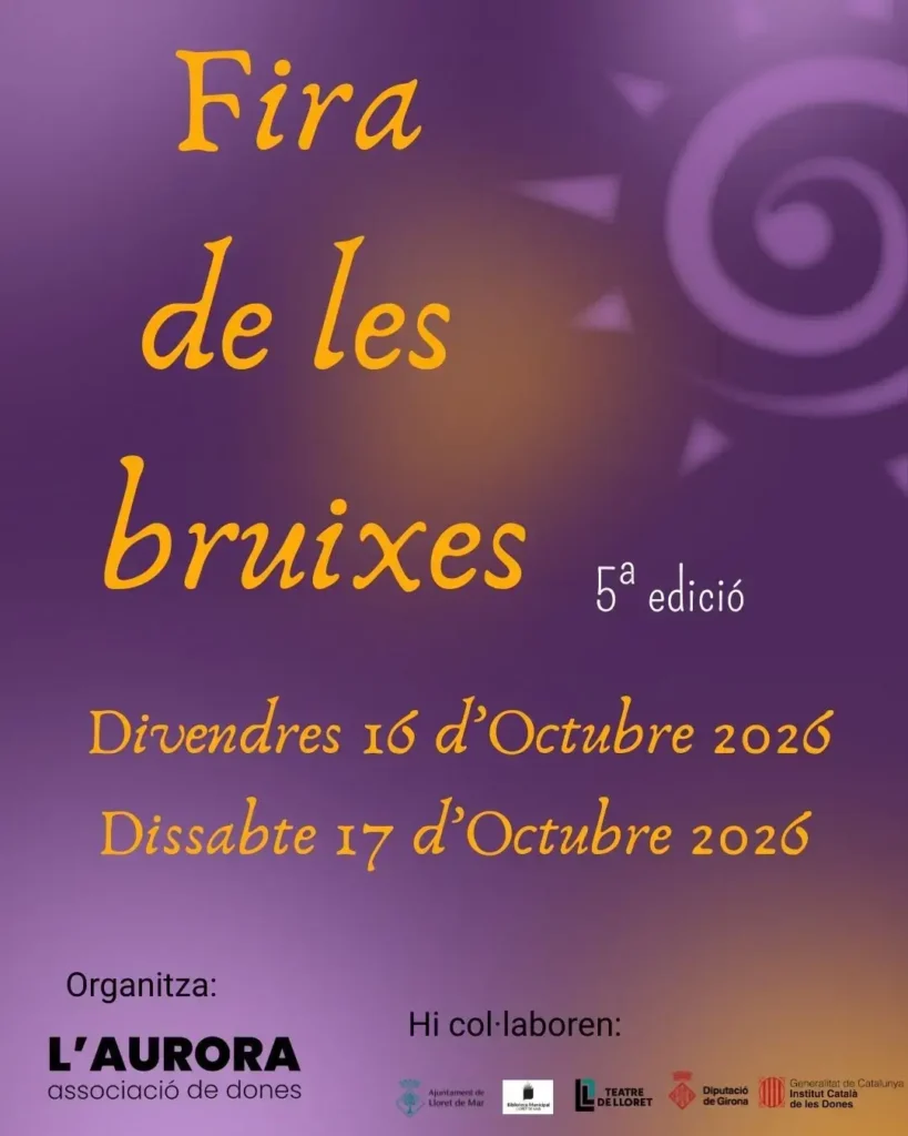 Cartell de Fira de les Bruixes a Lloret de Mar