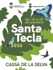 Fira de santa tecla a cassa de la selva cartell