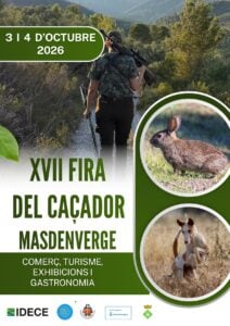 Fira del cacador a masdenverge cartell