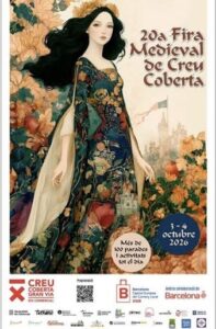 Fira medieval de la creu coberta a barcelona cartell