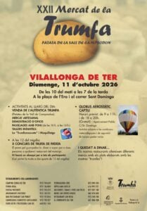 Mercat de la trumfa a vilallonga de ter cartell
