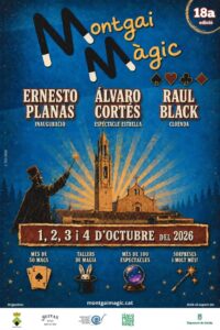 Montgai magic fira de la magia al carrer cartell