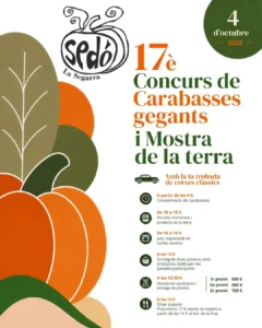 Mostra de la terra i concurs de carbasses de sedo cartell