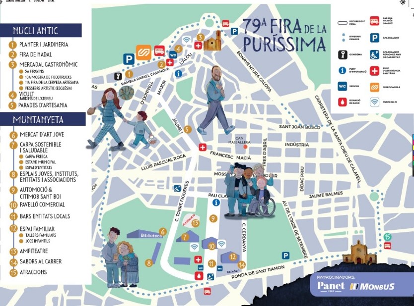 Planol fira purissima sant boi