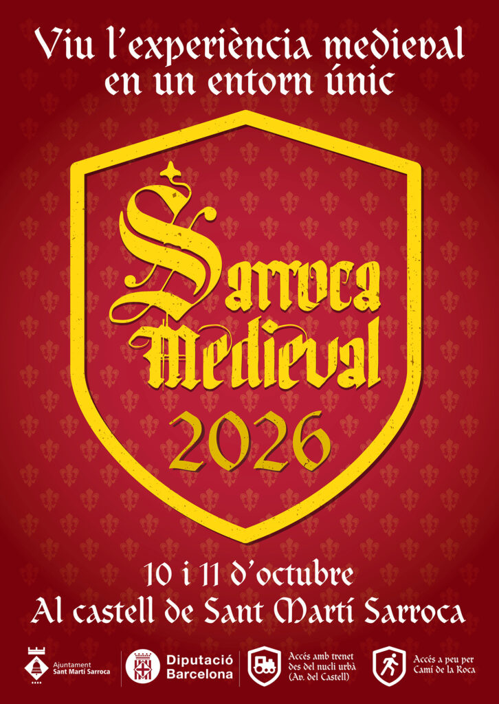 Cartell de Sarroca Medieval a Sant Martí Sarroca