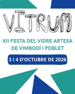 Vitrum festa del vidre artesa a vimbodi i poblet cartell