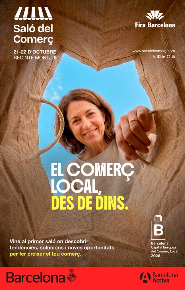 Cartell de Saló del Comerç a Barcelona