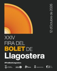 Fira del bolet a llagostera cartell