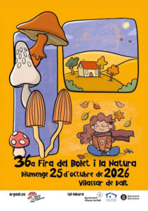 Fira del bolet i la natura a vilassar de dalt cartell