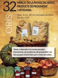 Fira mercat de la patata del bufet d oris diumenges cartell