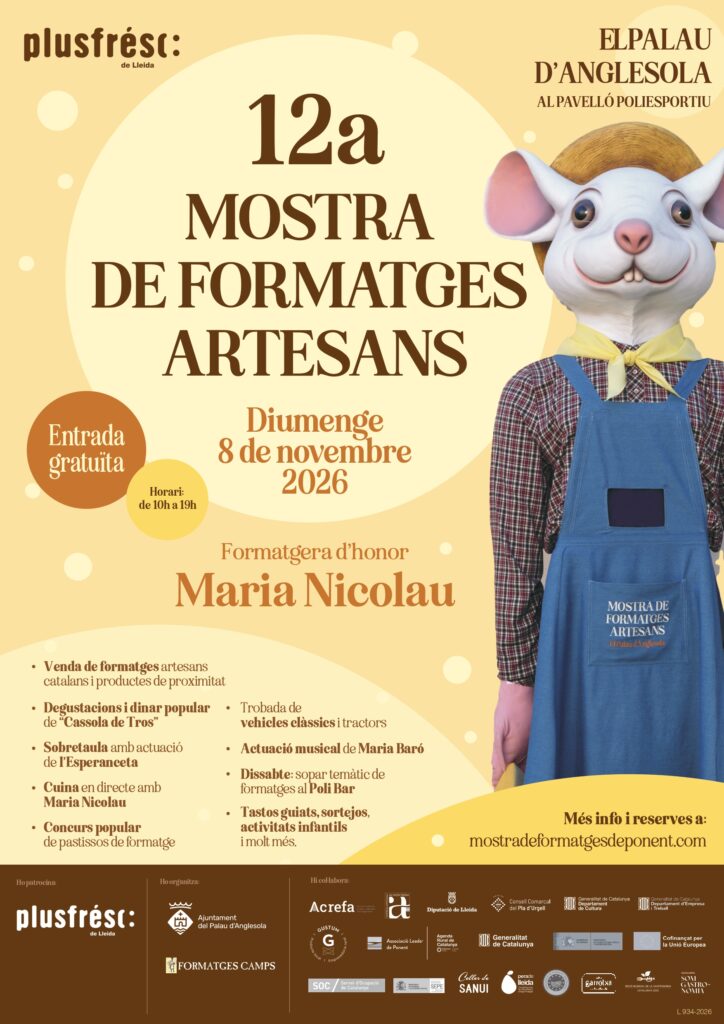 Cartell de Mostra de Formatges Artesans de Ponent