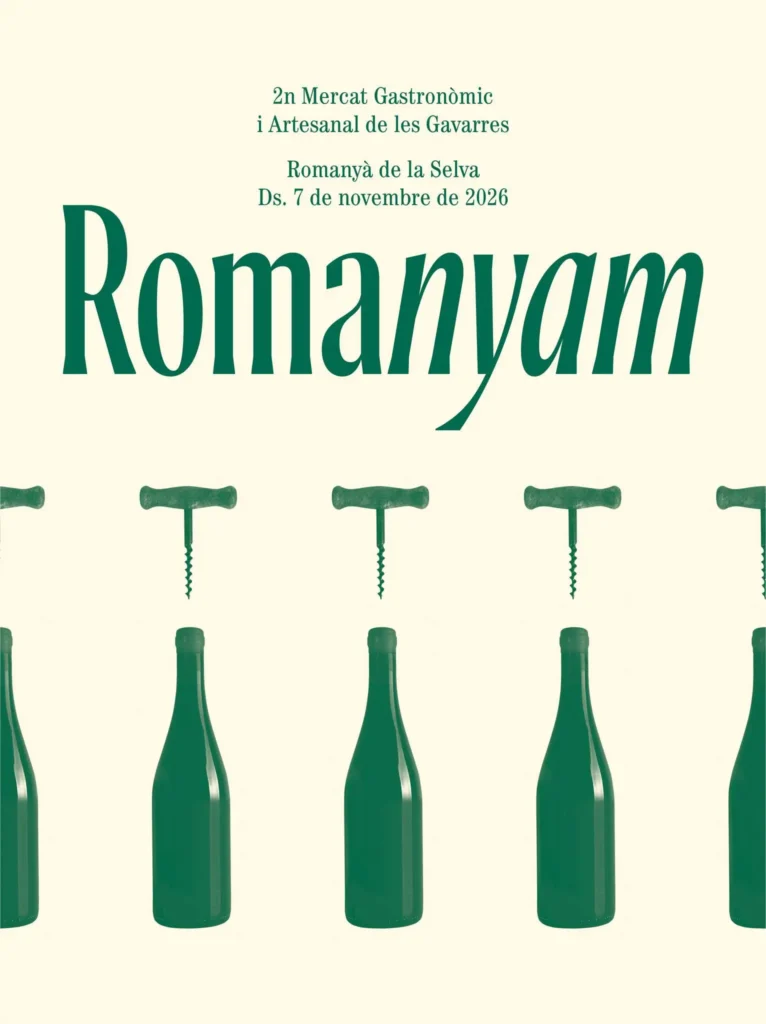 Cartell de Romanyam, Mercat Gastronòmic i Artesanal de les Gavarres a Romanyà de la Selva